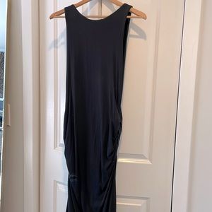 Athleta bodycon cotton maxi dress.